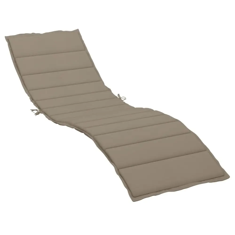 Sun Lounger Cushion - Weather-Resistant Ox Fabric, Comfortable Foam Fiber Filling, Taupe - For Garden, Patio And Indoor Use
Sun Lounger Cushion - Weather-Resistant Ox Fabric, Comfortable Foam Fiber Filling, Taupe - For Garden, Patio And Indoor Use