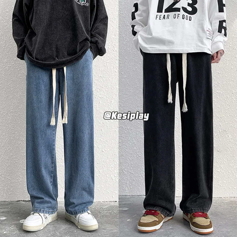 Loose Straight Leg Men's Jeans Casual Long Trousers Spring Autumn New Sle Trendy Brand Jeans Youth ular Denim Pants
Loose Straight Leg Men's Jeans Casual Long Trousers Spring Autumn New Sle Trendy Brand Jeans Youth ular Denim Pants