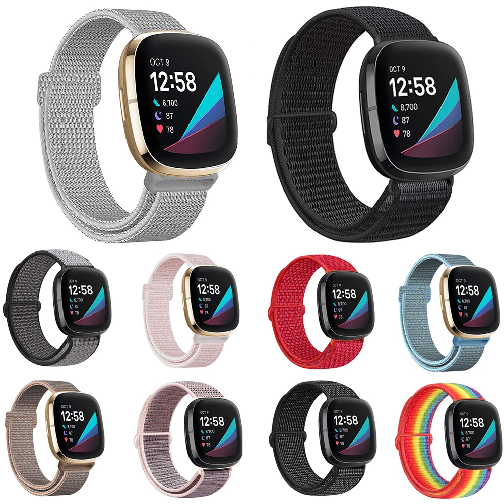 Nylon Solo Loop Strap for Fitbit Versa 3 Band Smart watch replacment Watchband correa Sport Bracelet for Fitbit Versa 3 Band
Nylon Solo Loop Strap for Fitbit Versa 3 Band Smart watch replacment Watchband correa Sport Bracelet for Fitbit Versa 3 Band