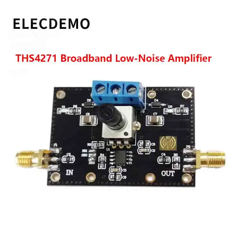 THS4271 Wideband Low Noise Operational Amplifier Module 1.4GHz Bandwidth Function demo Borad
THS4271 Wideband Low Noise Operational Amplifier Module 1.4GHz Bandwidth Function demo Borad