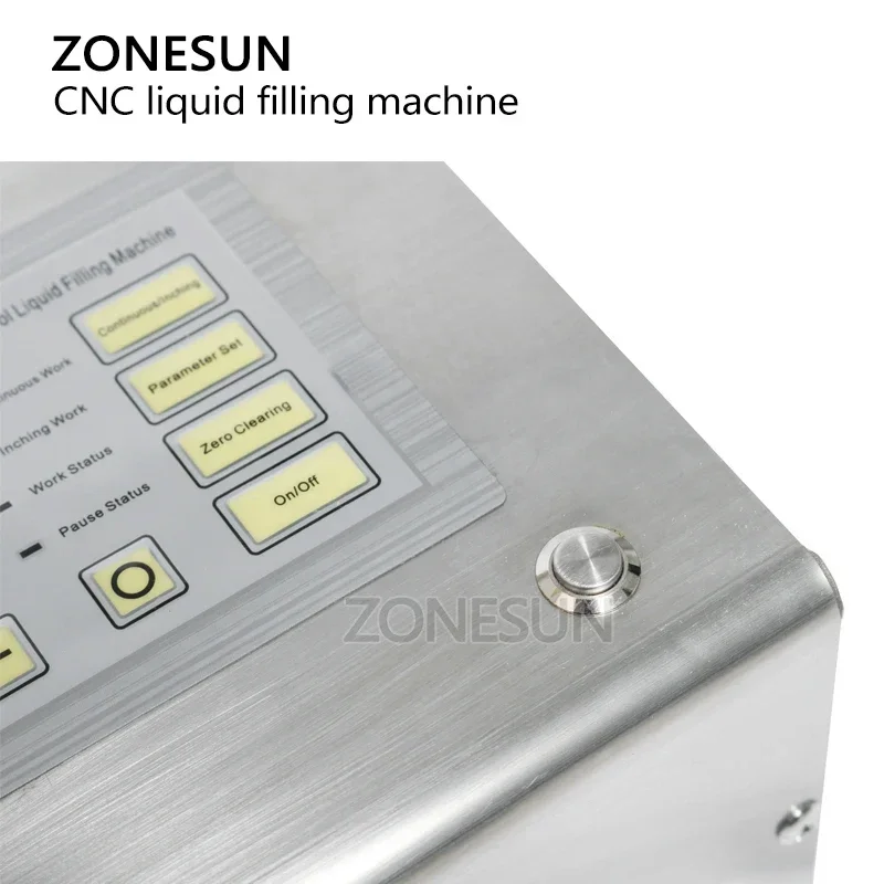 ZONESUN GFK-180 Electrical Liquid Filling Machine Diaphragm Pump Bottle Filler for Water Perfume Beverage Olive Oil
ZONESUN GFK-180 Electrical Liquid Filling Machine Diaphragm Pump Bottle Filler for Water Perfume Beverage Olive Oil