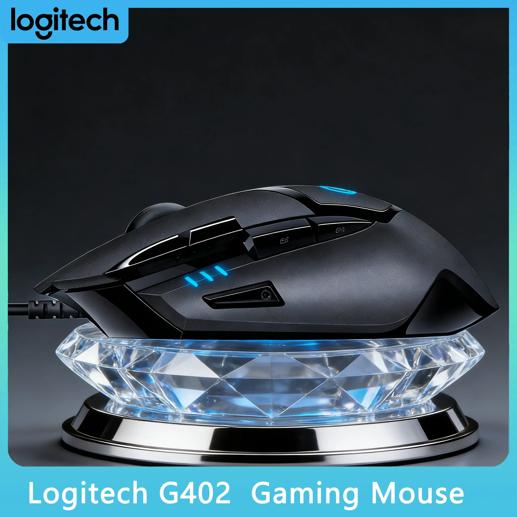 Проводная мышь Logitech G402 Cybercafe с 8 программируемыми кнопками и разрешением 4000 DPI
Проводная мышь Logitech G402 Cybercafe с 8 программируемыми кнопками и разрешением 4000 DPI