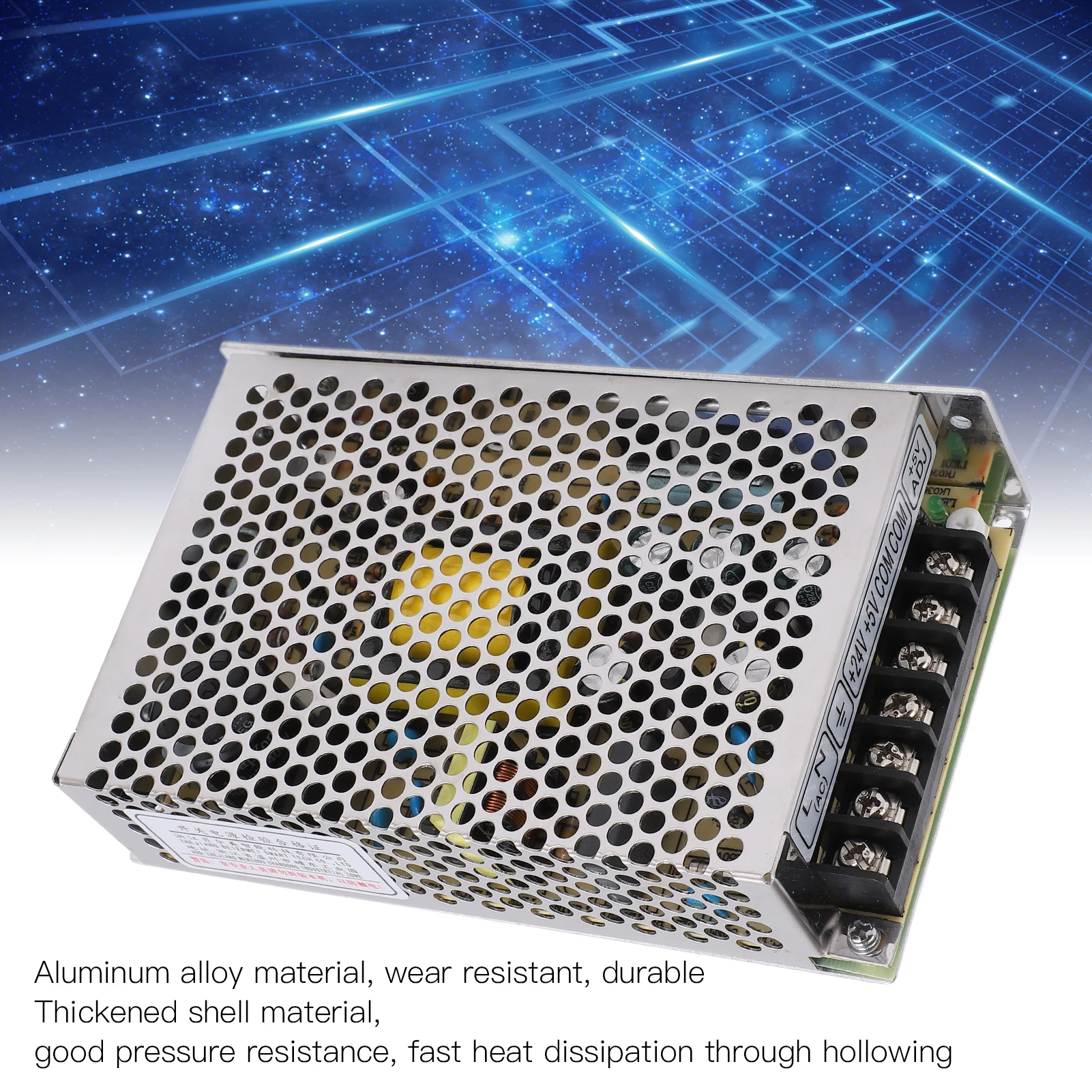 Power Supply D‑60B Power Supply 5V 24V Double Output Switching Power Supply for Electronic Machinery 100V‑240V
Power Supply D‑60B Power Supply 5V 24V Double Output Switching Power Supply for Electronic Machinery 100V‑240V