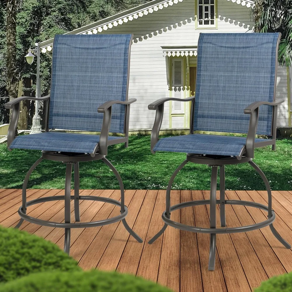 Isabella Outdoor Patio High Swivel Bar Stools/Chairs Set for 2 Counter Height Tall Patio Swivel Chairs for Backyard Cafes Bistro
Isabella Outdoor Patio High Swivel Bar Stools/Chairs Set for 2 Counter Height Tall Patio Swivel Chairs for Backyard Cafes Bistro