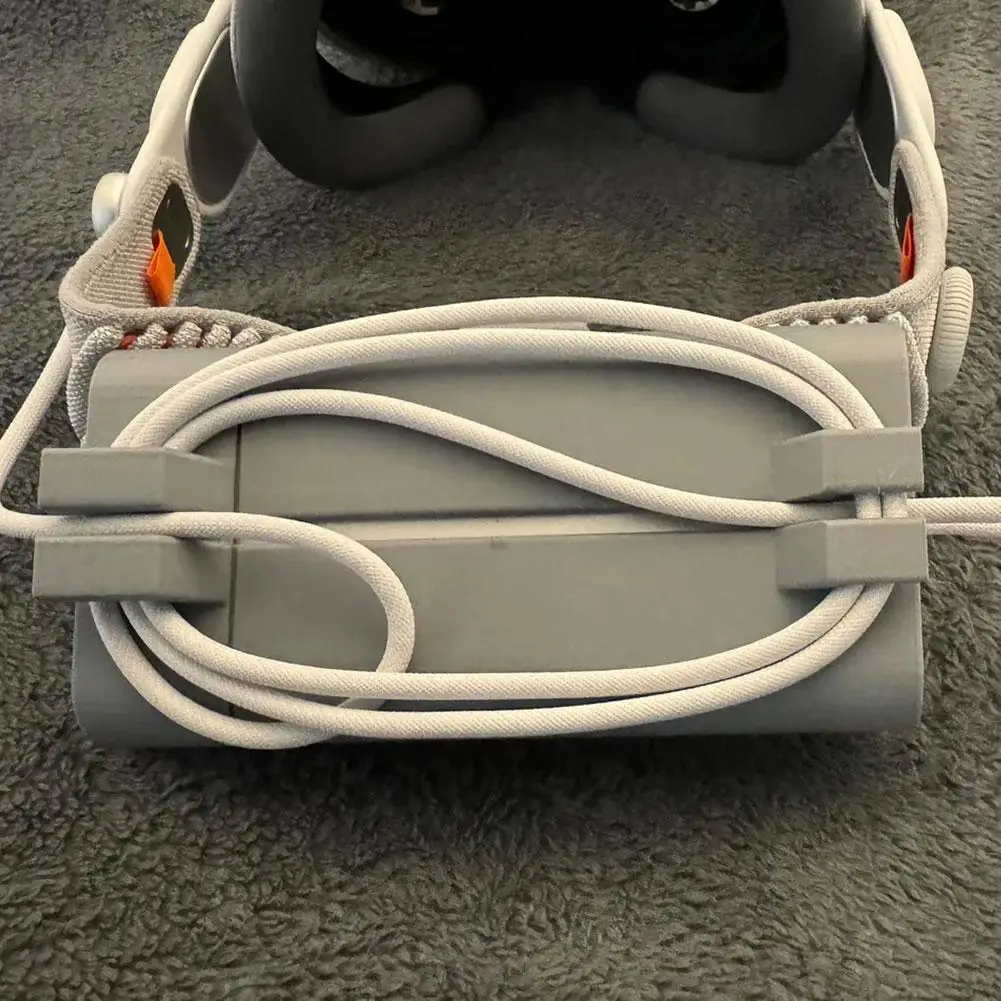 Держатель-зажим для аккумулятора очков виртуальной реальности для Apple Vision Pro, серый портативный кабель для намотки кабеля с 3d-печатью 140*80*50 X2O8
Держатель-зажим для аккумулятора очков виртуальной реальности для Apple Vision Pro, серый портативный кабель для намотки кабеля с 3d-печатью 140*80*50 X2O8
