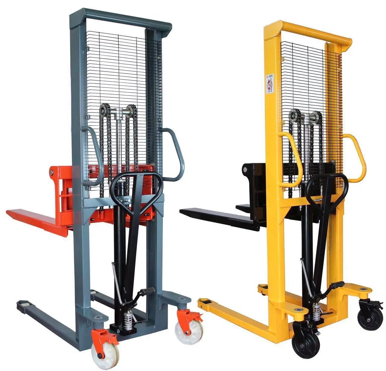 Hydraulic manual stacker forklift 2 tons 1.6 meters manual pallet truck stacker
Hydraulic manual stacker forklift 2 tons 1.6 meters manual pallet truck stacker