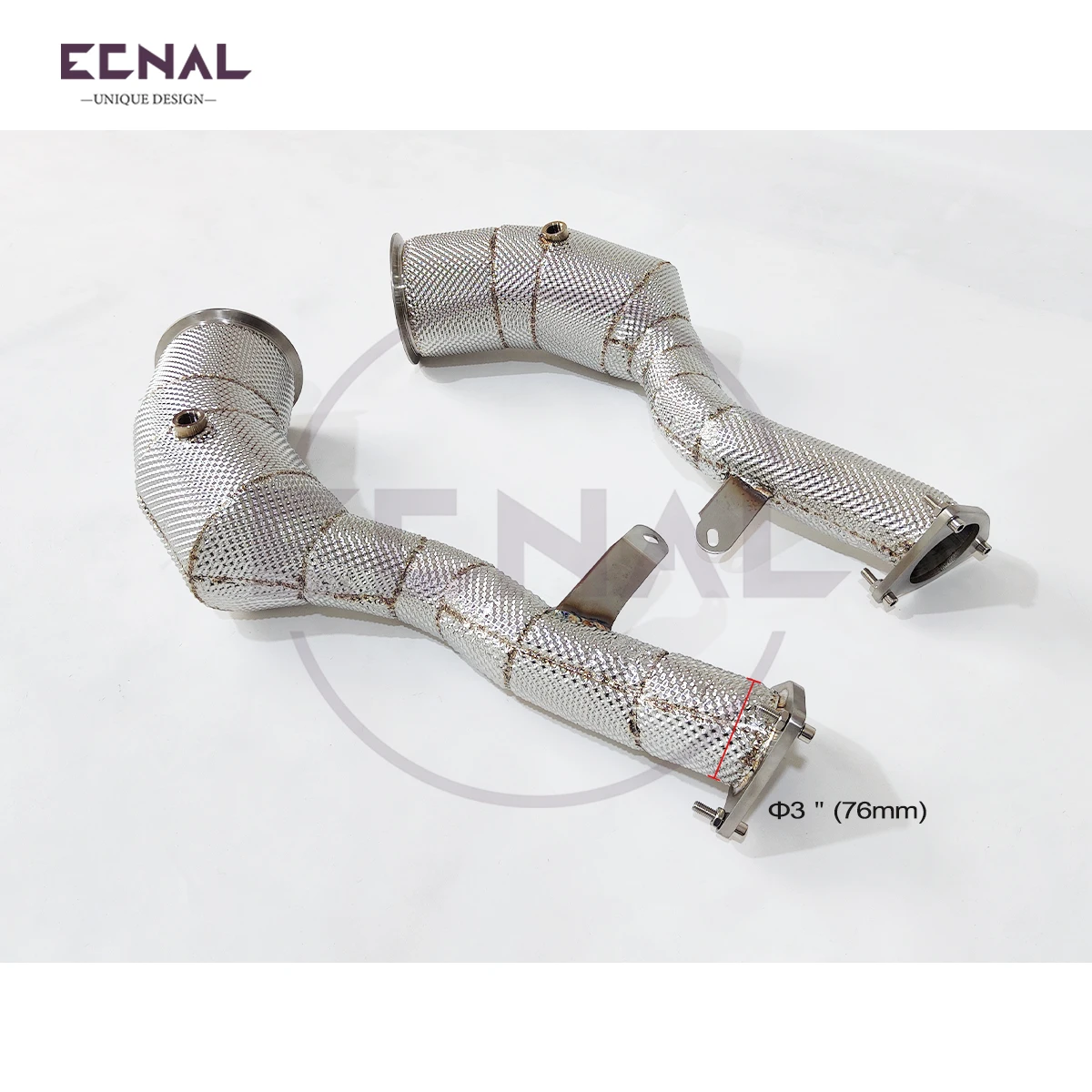 Ecnal Exhaust Downpipe without OPF for Porsche Macan Turbo 2.9T SS304 Sport Exhaust Pipe System with Catalytic Converter
Ecnal Exhaust Downpipe without OPF for Porsche Macan Turbo 2.9T SS304 Sport Exhaust Pipe System with Catalytic Converter