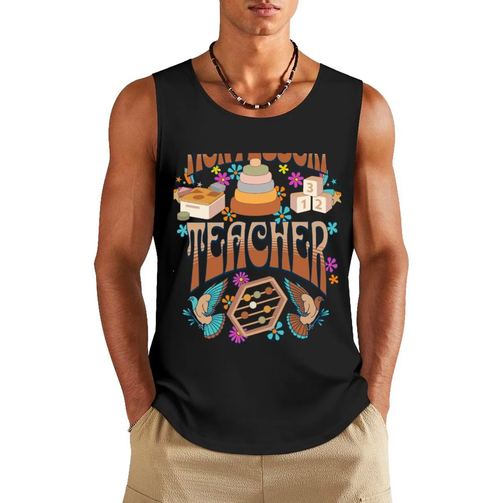Montessori Teacher Retro Tank Top Man clothes for gym Fitness men clothing Men's cotton t-shirt Men's summer clothes
Montessori Teacher Retro Tank Top Man clothes for gym Fitness men clothing Men's cotton t-shirt Men's summer clothes