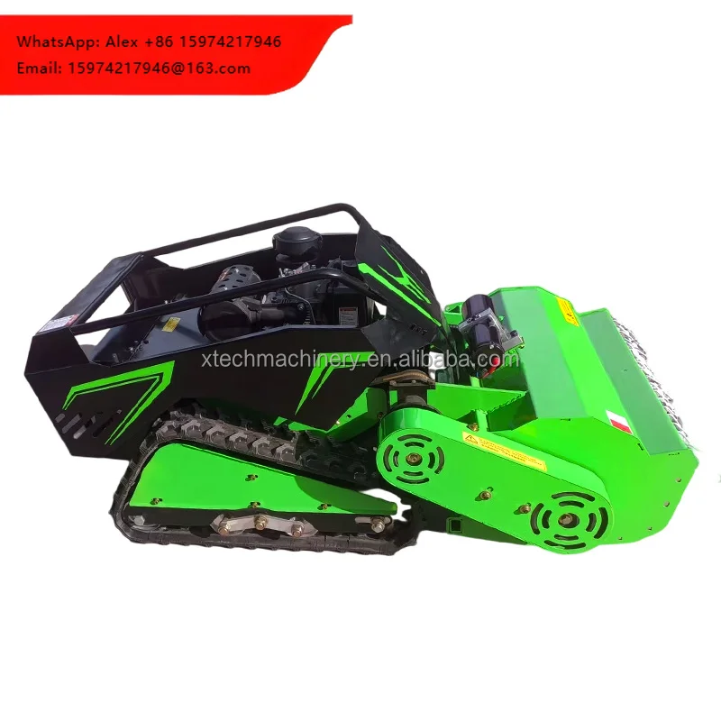 China Supply Farm Flail Lawn Mower 800mm RC Home Robotic Diesel Power Crawler Lawn Mower For Mountain Agriculture
China Supply Farm Flail Lawn Mower 800mm RC Home Robotic Diesel Power Crawler Lawn Mower For Mountain Agriculture