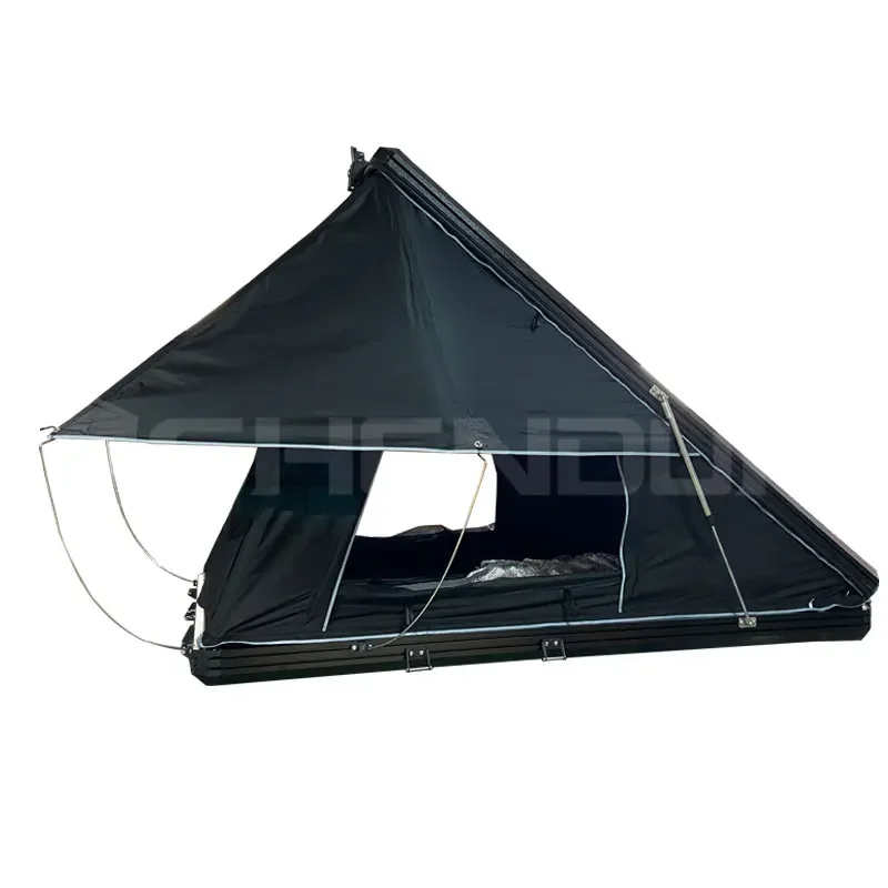 Aluminium triangle hard Shell car roof top tent Camping SUV Car Roof Tent shell Cover truck for sale
Aluminium triangle hard Shell car roof top tent Camping SUV Car Roof Tent shell Cover truck for sale