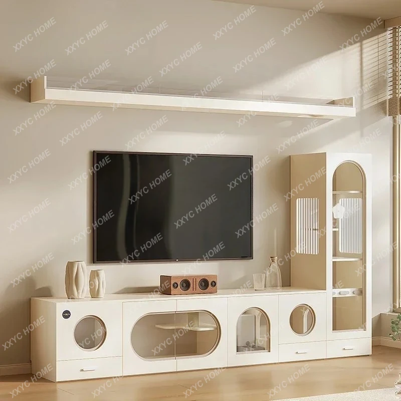 A TV cabinet cat villa horizontal cat cabinet litter box integrated
A TV cabinet cat villa horizontal cat cabinet litter box integrated