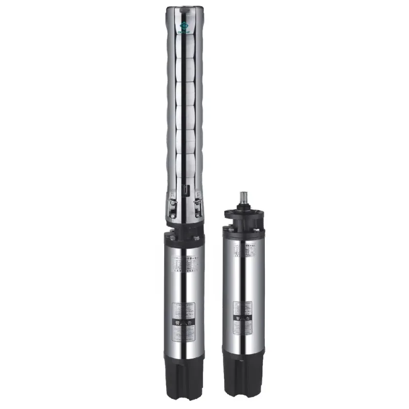 QQPump 6SP46-14 30HP Vertical High Pressure Submersible Borehole Water Pump Multistage Stainless Steel Centrifugal Pump
QQPump 6SP46-14 30HP Vertical High Pressure Submersible Borehole Water Pump Multistage Stainless Steel Centrifugal Pump