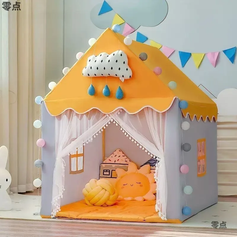 Large Pink Princess Party Castle Portable Kids Tent Foldable Tipi Baby Play House Children's Room Decor for Girls Indoor Play
Large Pink Princess Party Castle Portable Kids Tent Foldable Tipi Baby Play House Children's Room Decor for Girls Indoor Play