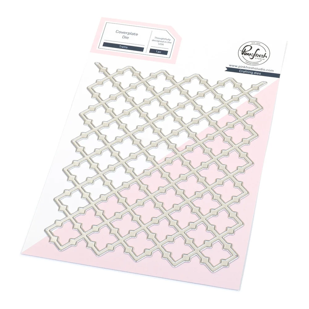 Trellis Coverplate Die Metal Cutting Dies Scrapbooking DIY Album Make Paper Card Embossing Craft Supplies Diary Decor Cut
Trellis Coverplate Die Metal Cutting Dies Scrapbooking DIY Album Make Paper Card Embossing Craft Supplies Diary Decor Cut
