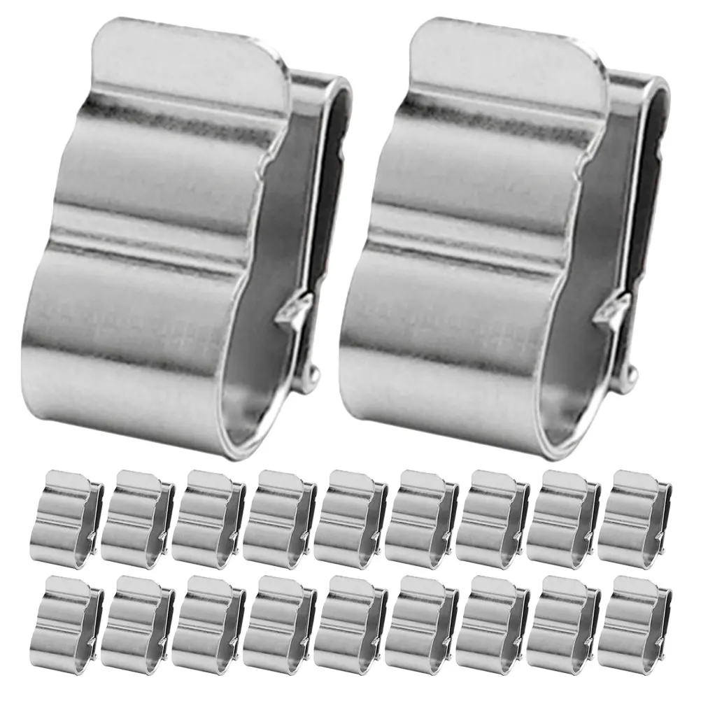 20pcs Photovoltaic Cable Clamps Wire Harness Clips Solar Panel Management Stainless Steel Trailer Frame Wiring Fixing Solution
20pcs Photovoltaic Cable Clamps Wire Harness Clips Solar Panel Management Stainless Steel Trailer Frame Wiring Fixing Solution