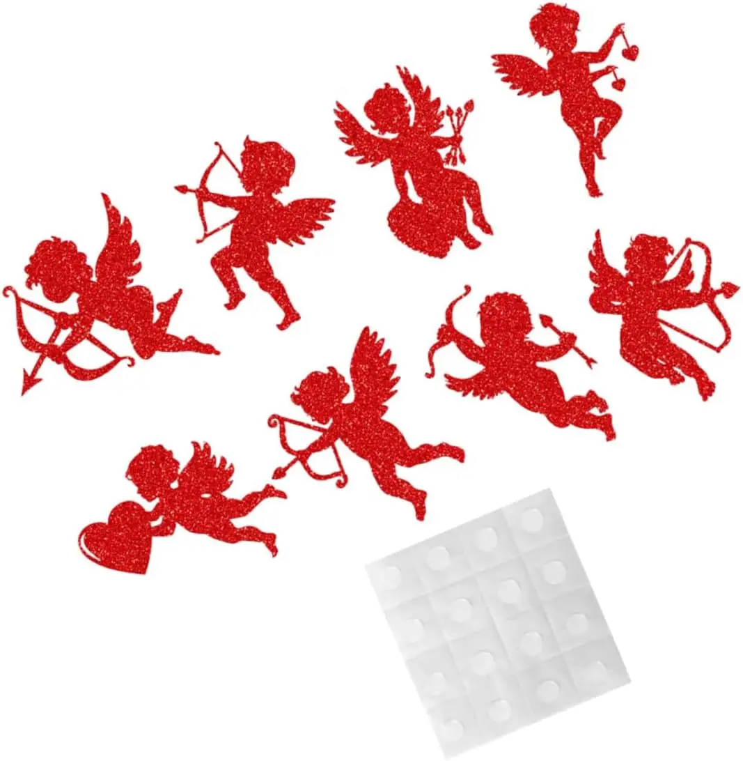 8PCS Cupid Window Decorative Stickers Set for Valentine’s Day, Indoor and Outdoor Home and Store Decor
8PCS Cupid Window Decorative Stickers Set for Valentine’s Day, Indoor and Outdoor Home and Store Decor