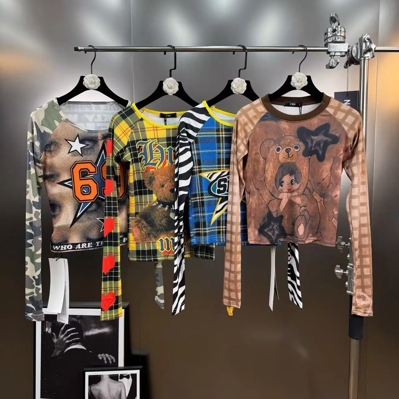 High Street Young Girls Clothing Y2k Printed O Neck Long Sleeve T-Skirt Nightclub Evening Party Birthday Celebrate Bar Tops
High Street Young Girls Clothing Y2k Printed O Neck Long Sleeve T-Skirt Nightclub Evening Party Birthday Celebrate Bar Tops
