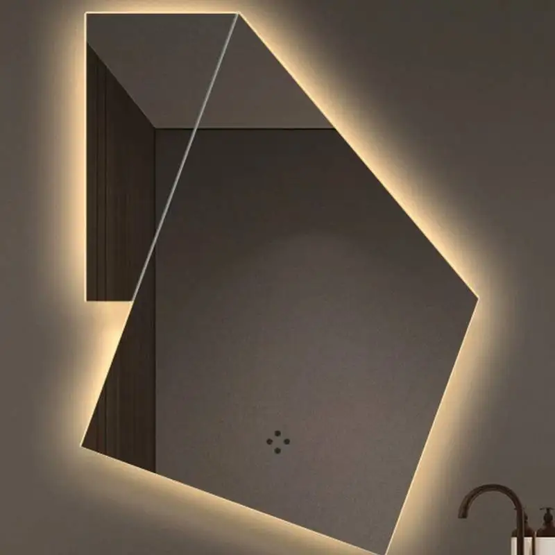 Decoration Defogger Mirror Decor Irregular Modern Long Makeup Wall Mirror Decor Art Bedroom Infinity Espelhos Grandes Home Decor
Decoration Defogger Mirror Decor Irregular Modern Long Makeup Wall Mirror Decor Art Bedroom Infinity Espelhos Grandes Home Decor