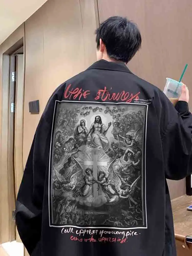 Autumn Winter Extra Large Size 300 Pou Hong Kong Sle Long Sve Men's irt American Retro High Street Hiphop Top Coat
Autumn Winter Extra Large Size 300 Pou Hong Kong Sle Long Sve Men's irt American Retro High Street Hiphop Top Coat