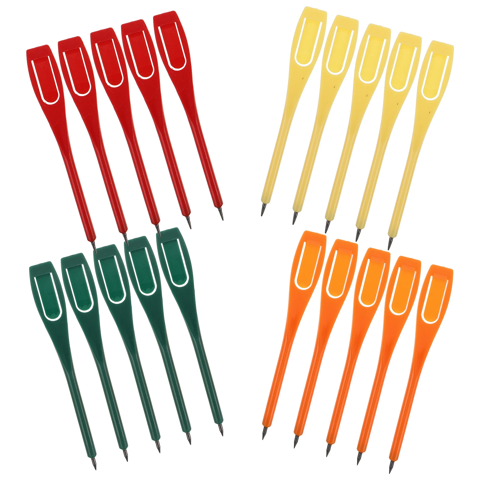 20pcs Scoring Pencils Plastic Marker Pens Pencils Set Clip Design Portable Golf Tournaments Scorecard Holder Training
20pcs Scoring Pencils Plastic Marker Pens Pencils Set Clip Design Portable Golf Tournaments Scorecard Holder Training
