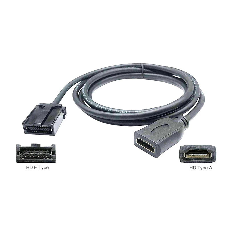 Nku 1.5m Automotive HDTV Cable HD Type E To Type A Converter Cable for Car Vehicle Audio Video Entertainment System Display
Nku 1.5m Automotive HDTV Cable HD Type E To Type A Converter Cable for Car Vehicle Audio Video Entertainment System Display