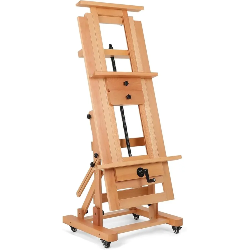 Складной художественный мольберт с холщовым держателем светло-коричневого цвета для портативной живописи
Складной художественный мольберт с холщовым держателем светло-коричневого цвета для портативной живописи