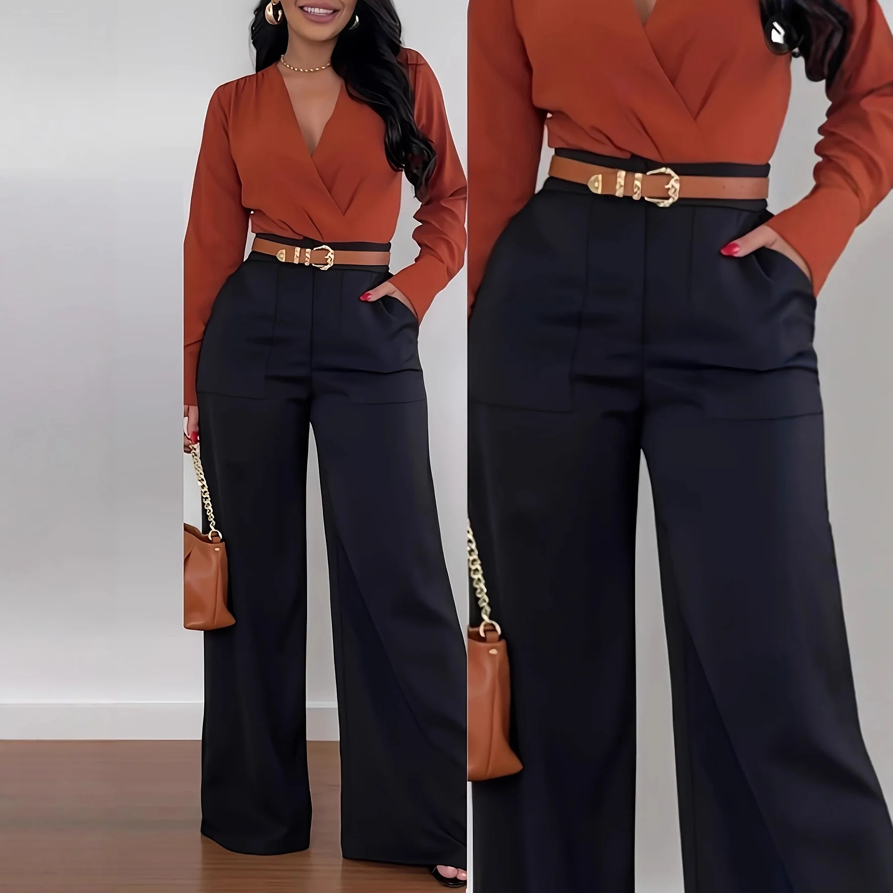 Autumn Winter Wide Leg Suit Pants Casual High Waist Women's Trousers Commute Style Polyester Fabric Office Online Exclusive
Autumn Winter Wide Leg Suit Pants Casual High Waist Women's Trousers Commute Style Polyester Fabric Office Online Exclusive