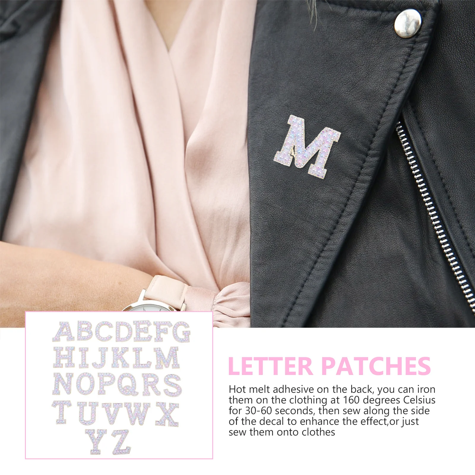 26Pcs Decorative Iron on Patches Durable Alphabet Sewing Appliques Repair Clothes Bag Hat Decoration Iron on Patches
26Pcs Decorative Iron on Patches Durable Alphabet Sewing Appliques Repair Clothes Bag Hat Decoration Iron on Patches