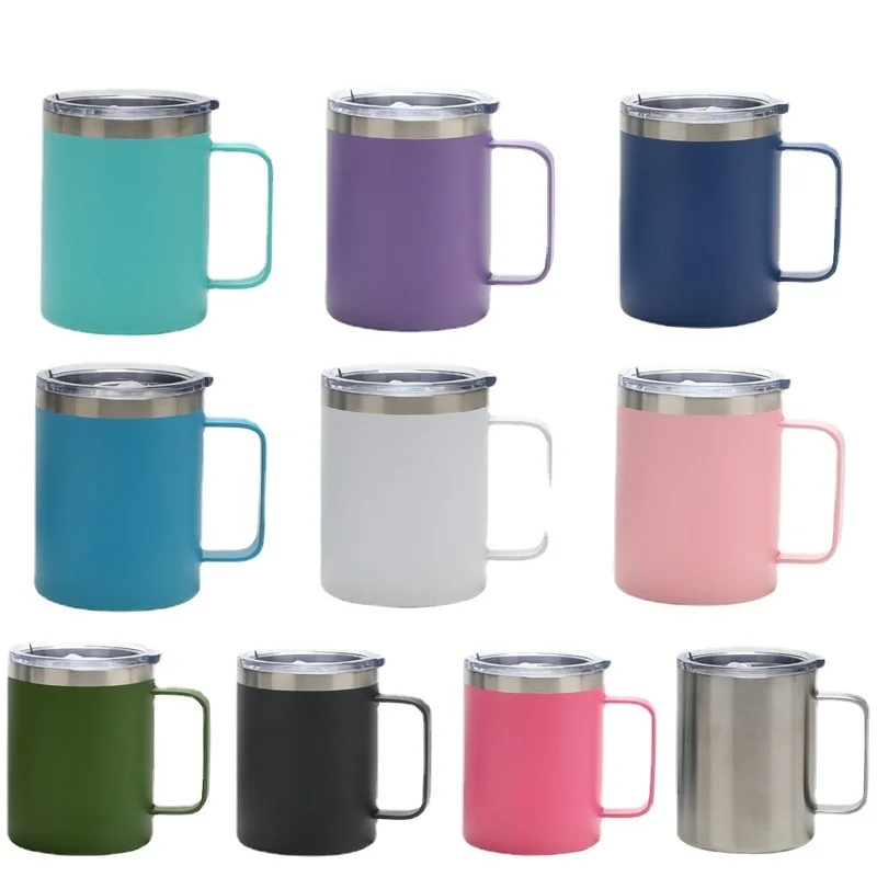 10PCS Stainless Steel Double Layer Vacuum Mug Creative Double Layer Insulation Cup 12oz Handle Cup
10PCS Stainless Steel Double Layer Vacuum Mug Creative Double Layer Insulation Cup 12oz Handle Cup