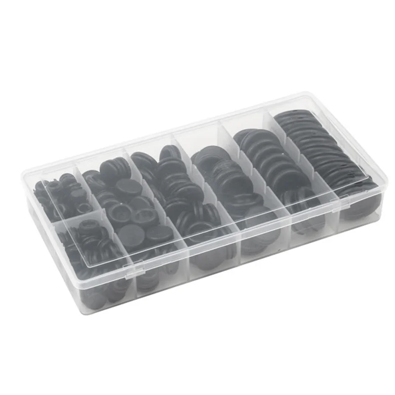 ABGR-170Pcs 7 Sizes Rubber Grommet Assortment Kit, Firewall Hole Plug Set Electrical Wire Gasket Solid Hole Plugs Set
ABGR-170Pcs 7 Sizes Rubber Grommet Assortment Kit, Firewall Hole Plug Set Electrical Wire Gasket Solid Hole Plugs Set