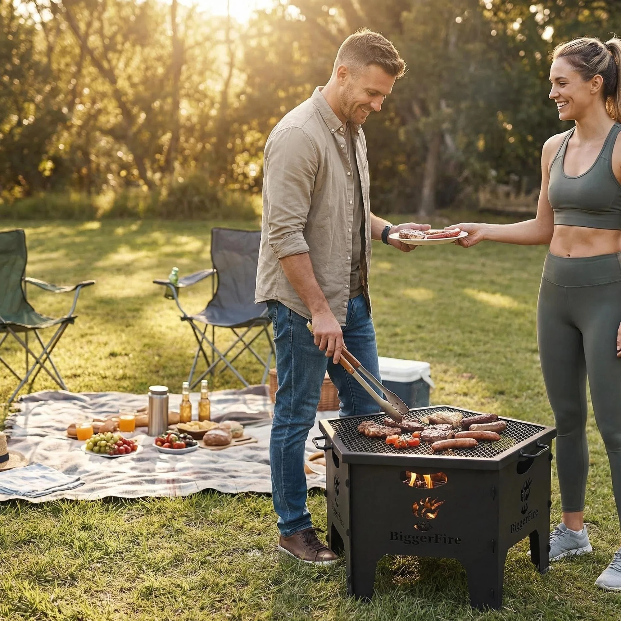 Folding Camping Brazier Portable Stove Bonfire Furnace Campfire Outdoor Fire Wood Burner Heater Fire Pit
Folding Camping Brazier Portable Stove Bonfire Furnace Campfire Outdoor Fire Wood Burner Heater Fire Pit