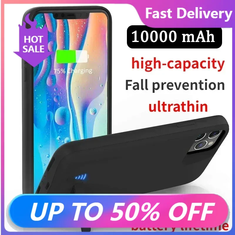 10000mAh External Battery Charger Case for IPhone 7 8 6 6S Plus Charging Case for IPhone X XS XR 11 12 13 14 15
10000mAh External Battery Charger Case for IPhone 7 8 6 6S Plus Charging Case for IPhone X XS XR 11 12 13 14 15