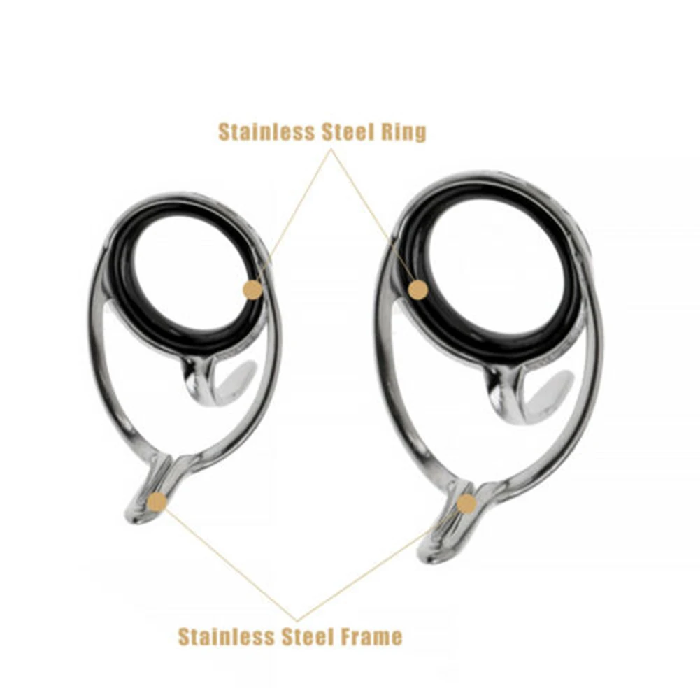 Professional Grade Fly Rod Guide Set with Stripping and Snake Types for 9FT 4-6WT and 7-10WT Custom Builds Using Metal Tubes
Professional Grade Fly Rod Guide Set with Stripping and Snake Types for 9FT 4-6WT and 7-10WT Custom Builds Using Metal Tubes