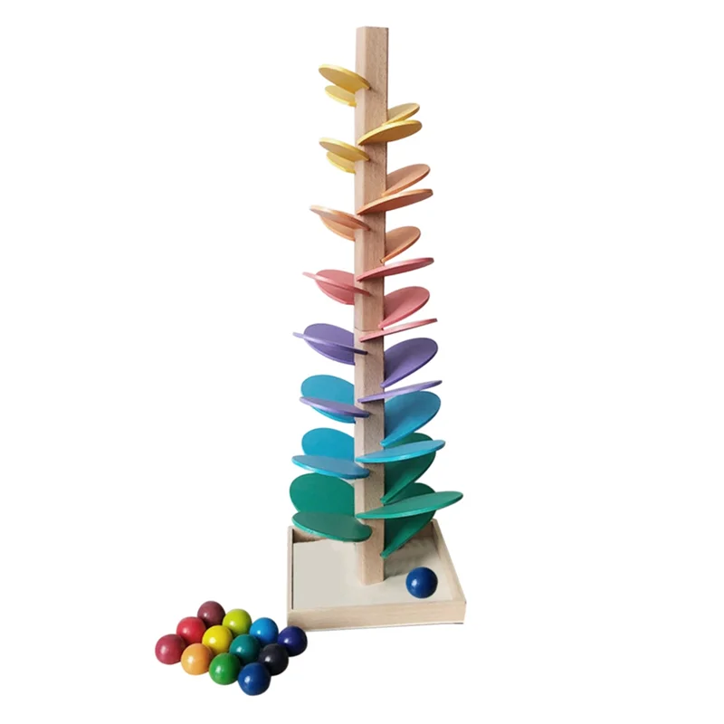 B49B-Wooden Building Blocks Set - Educational Tree Petal Ball Track For Early Learning And Development
B49B-Wooden Building Blocks Set - Educational Tree Petal Ball Track For Early Learning And Development