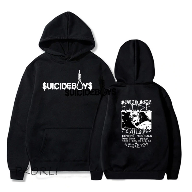 Vintage Suicideboy Hooded SweatShirt Men Women Harajuku Grey Day Rapper Hip Hop Streetwear Men's Hoodies Pullover Clothes Coat
Vintage Suicideboy Hooded SweatShirt Men Women Harajuku Grey Day Rapper Hip Hop Streetwear Men's Hoodies Pullover Clothes Coat