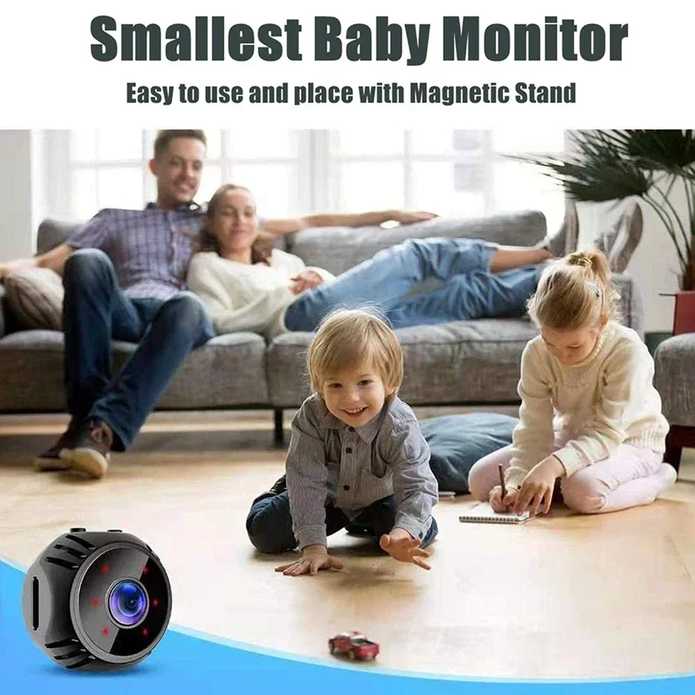 Cameras Sensor Camcorder Mini Camera Surveillance Wireless Security Camera Web Video Smart Home Safety W8 1080P HD Wifi
Cameras Sensor Camcorder Mini Camera Surveillance Wireless Security Camera Web Video Smart Home Safety W8 1080P HD Wifi