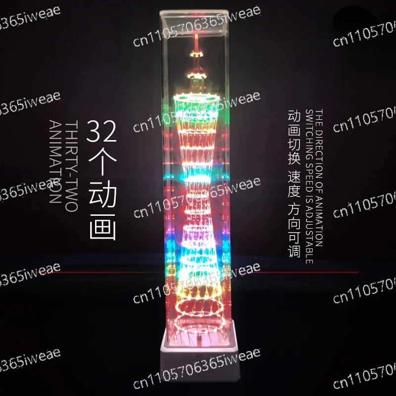 Canton Tower Finished Products/spare Parts, Ornaments, Colorful Music Spectrum Lights, Bluetooth Speakers, Audio DIY Kits
Canton Tower Finished Products/spare Parts, Ornaments, Colorful Music Spectrum Lights, Bluetooth Speakers, Audio DIY Kits