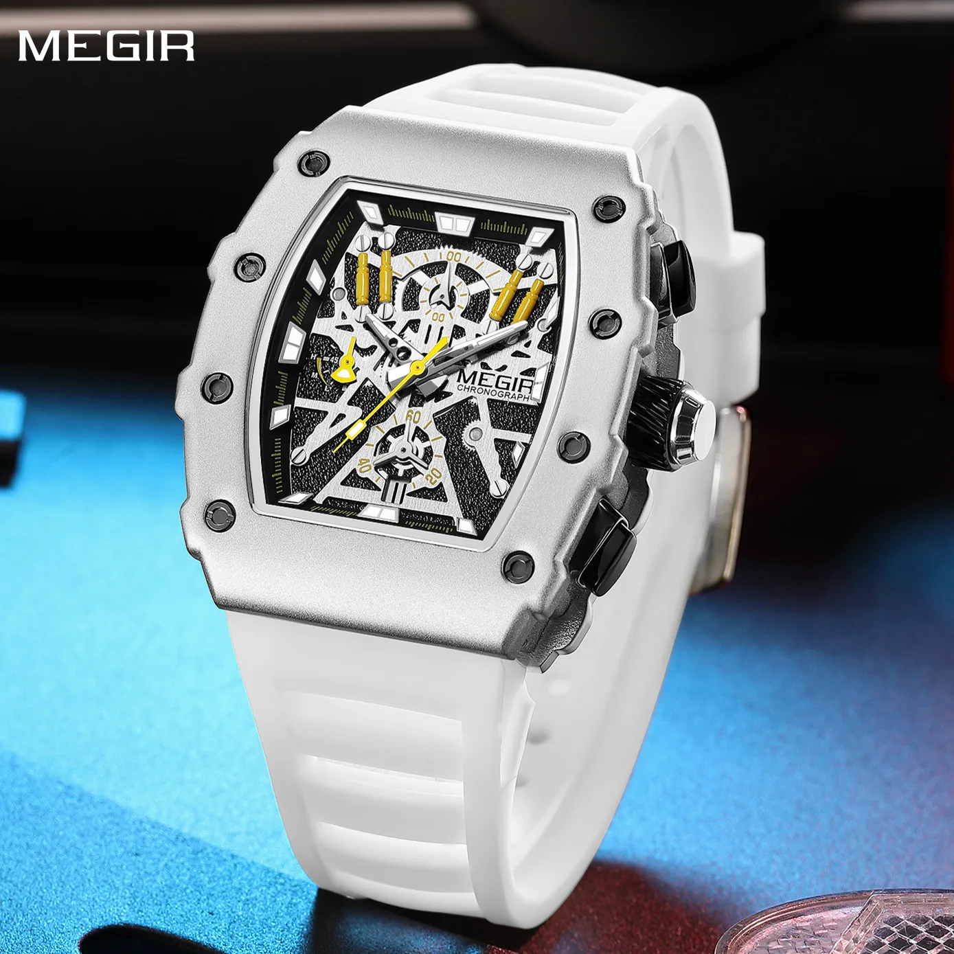 MEGIR Relogio Masculino Mens Watches Fashion Sports Military Wrist Watch Date Luminous Quartz Clock Chronograph for Mens 2218
MEGIR Relogio Masculino Mens Watches Fashion Sports Military Wrist Watch Date Luminous Quartz Clock Chronograph for Mens 2218