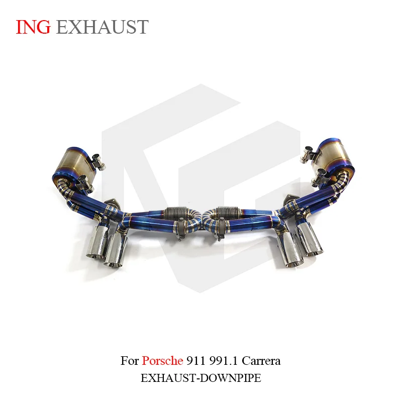 ING Performance Electric Valve Titanium alloy Catback for Porsche 911 991.1 Carrera 4 ports Race Auto Muffler Exhaust system
ING Performance Electric Valve Titanium alloy Catback for Porsche 911 991.1 Carrera 4 ports Race Auto Muffler Exhaust system