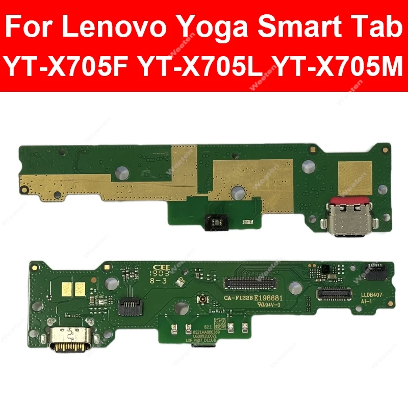 USB Charging Dock Board For Lenovo Yoga Smart Tab YT-X705F X705L X705M USB Charger Port Board Flex Cable Connector Replacement
USB Charging Dock Board For Lenovo Yoga Smart Tab YT-X705F X705L X705M USB Charger Port Board Flex Cable Connector Replacement