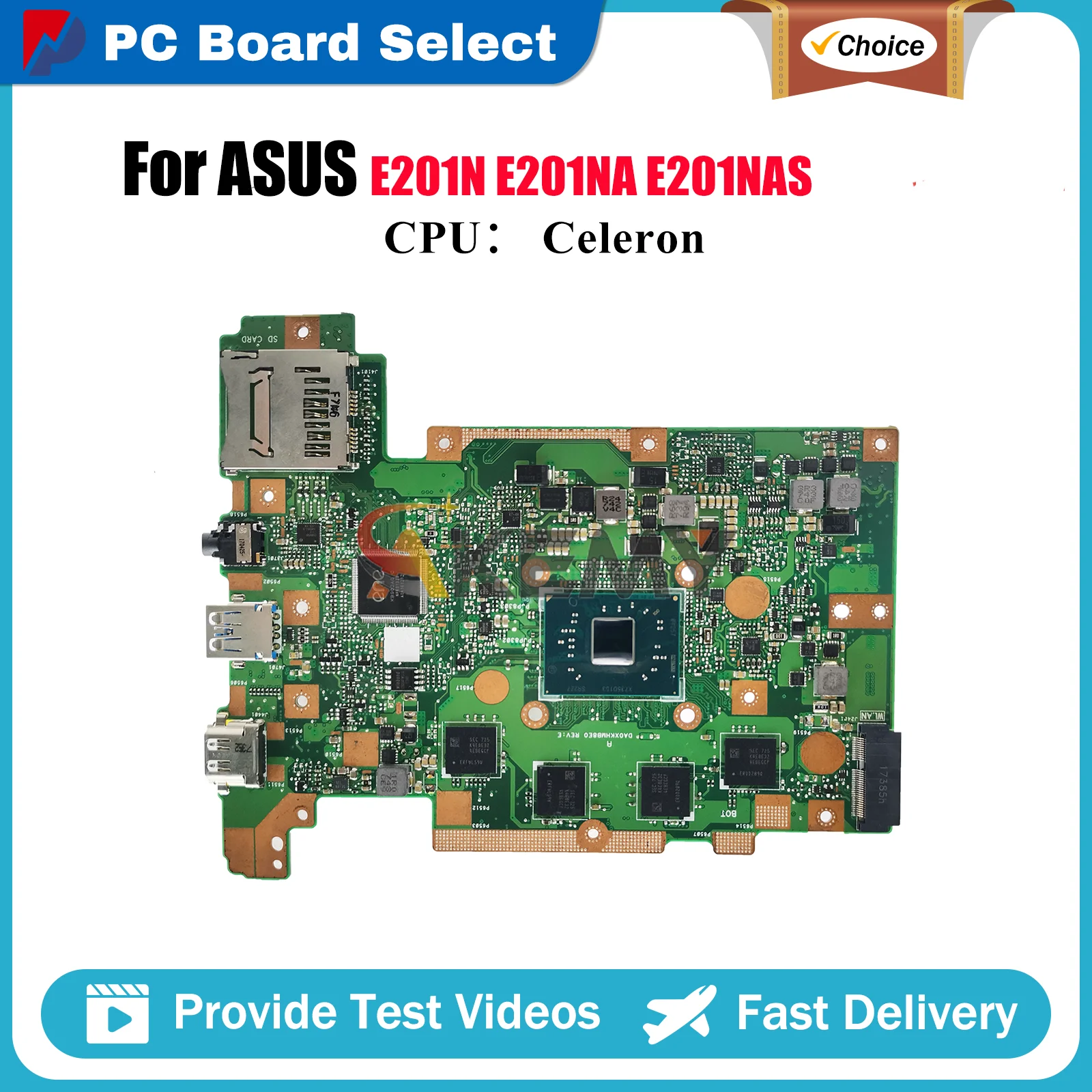 E201NA Laptop Motherboard For ASUS EeeBook E201NAS E201NA E201N Notebook Mainboard With Celeron CPU 100% tests OK fast shipping 
E201NA Laptop Motherboard For ASUS EeeBook E201NAS E201NA E201N Notebook Mainboard With Celeron CPU 100% tests OK fast shipping