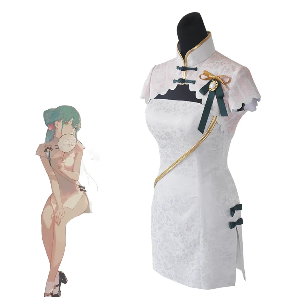 Miku Cosplay Costume Myethos Miku Cheongsam Chinese Female Long Dress For Anime Game Cosplay Party
Miku Cosplay Costume Myethos Miku Cheongsam Chinese Female Long Dress For Anime Game Cosplay Party