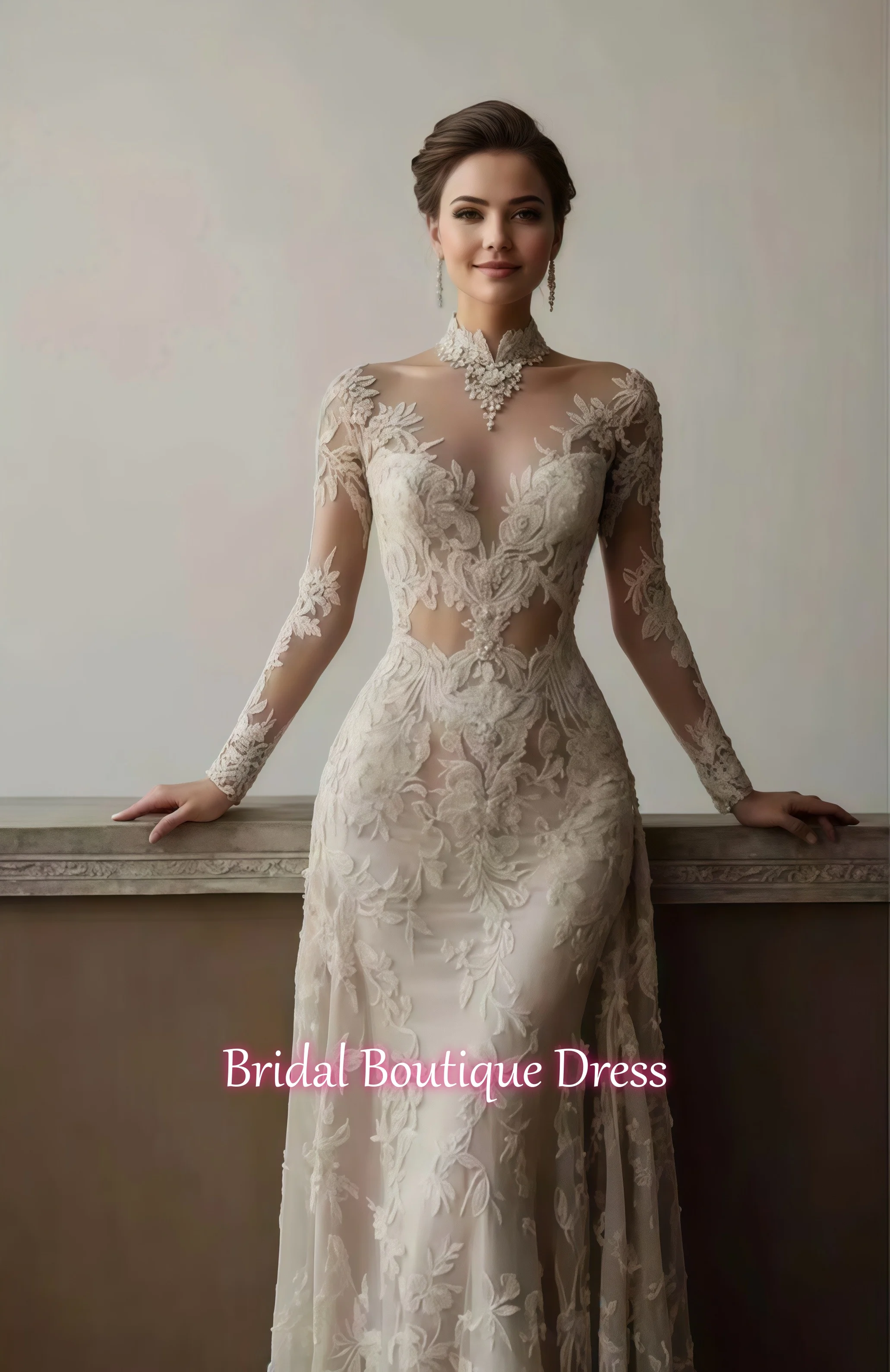 Customization Sexy Backless Bridal Dress Sweetheart Long Sleeve Mermaid Wedding Dresses Lace Stickers Vestidos De novia
Customization Sexy Backless Bridal Dress Sweetheart Long Sleeve Mermaid Wedding Dresses Lace Stickers Vestidos De novia