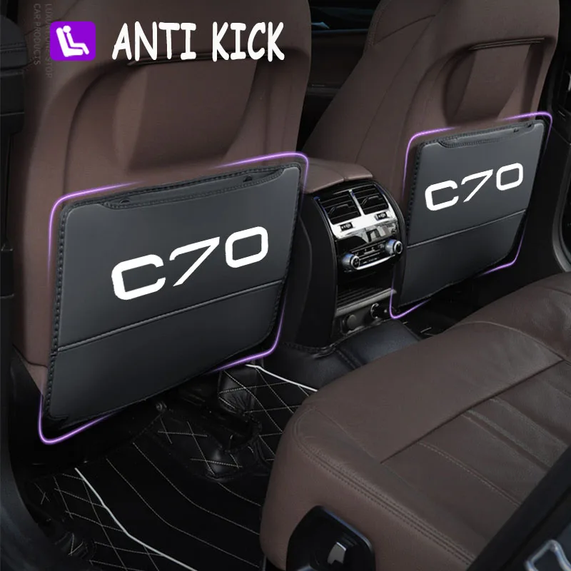 Anti Kick Pad 2Pcs Leather Car Seat Back Backrest Anti Dirt and Anti Stepping Pad Protective Cover Storage Bag for Volvo C70
Anti Kick Pad 2Pcs Leather Car Seat Back Backrest Anti Dirt and Anti Stepping Pad Protective Cover Storage Bag for Volvo C70