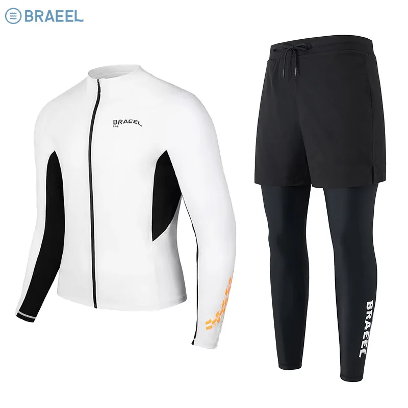 Long Sleeve Korea Women Swimsuit 2026 New Men's Quick-Dry Slimming Surfing Suit Sun Protection Rash Guard Bathing Suit
Long Sleeve Korea Women Swimsuit 2026 New Men's Quick-Dry Slimming Surfing Suit Sun Protection Rash Guard Bathing Suit
