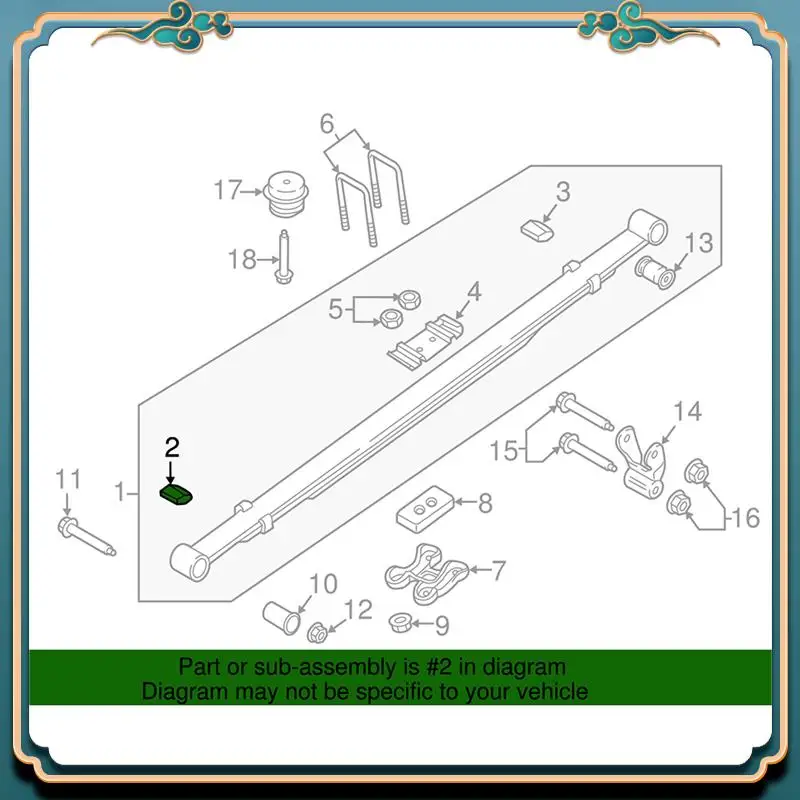 Latest Car Rear Steel Plate Gasket Buffer Pad 9L3Z-5586-B For Ford F150 2015-2020 Car Accessories
Latest Car Rear Steel Plate Gasket Buffer Pad 9L3Z-5586-B For Ford F150 2015-2020 Car Accessories