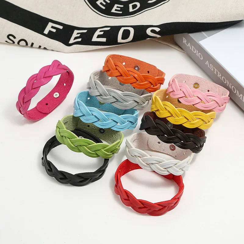 Solid Color Weave Smooth Women's Bracelet Adjustable Cute Girl's Pink Bangle Korean Fashion Jewelry Hand Accessories
Solid Color Weave Smooth Women's Bracelet Adjustable Cute Girl's Pink Bangle Korean Fashion Jewelry Hand Accessories
