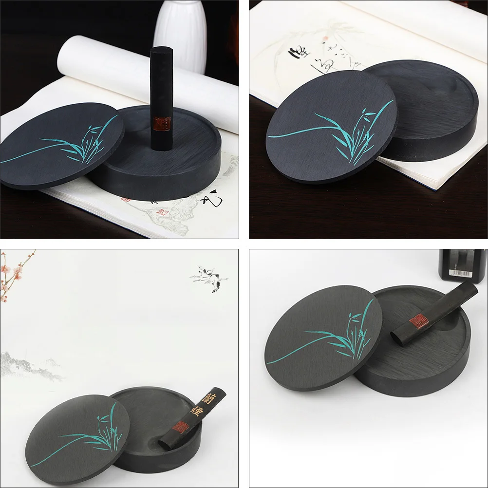 1Set Chinese Calligraphy Inkstone Round Ink Stone Sumi Painting Ink Slab Student Teacher Stationery Inkstand
1Set Chinese Calligraphy Inkstone Round Ink Stone Sumi Painting Ink Slab Student Teacher Stationery Inkstand