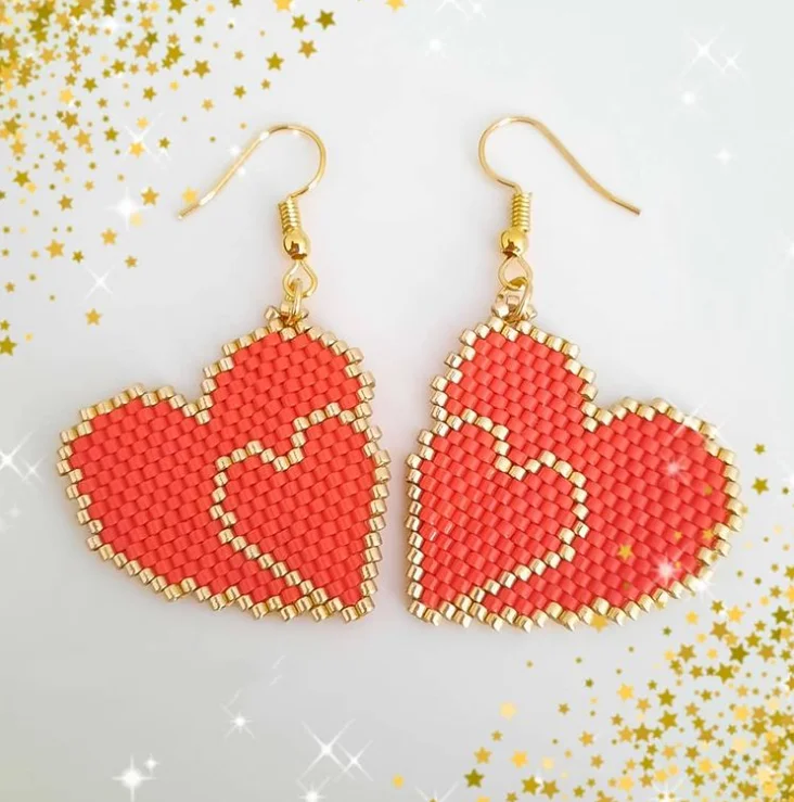 Beaded earrings Water drop Hand-woven Alloy Trend Circle Heart Sunrise Geometry Tassel Bohemia Original Rice bead earrings
Beaded earrings Water drop Hand-woven Alloy Trend Circle Heart Sunrise Geometry Tassel Bohemia Original Rice bead earrings