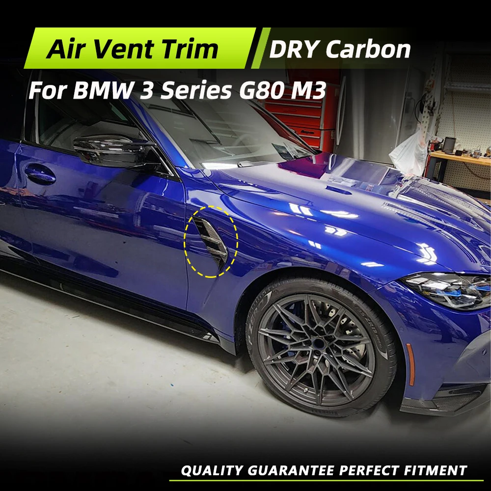Car Front Side Fender Air Vent Covers Trims For BMW 3 Series G80 M3 2021 2022 Prepreg Dry Carbon Car Air Intake Vents Trims
Car Front Side Fender Air Vent Covers Trims For BMW 3 Series G80 M3 2021 2022 Prepreg Dry Carbon Car Air Intake Vents Trims